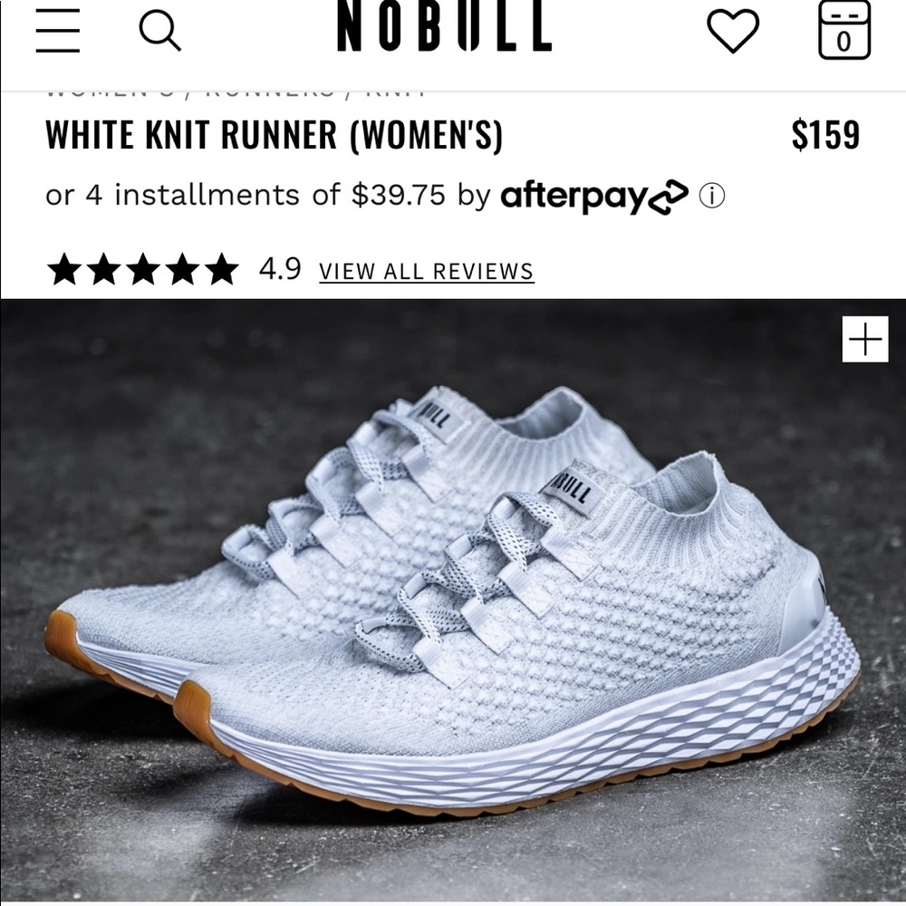 BRAND NEW NoBull White Knit Runner’s